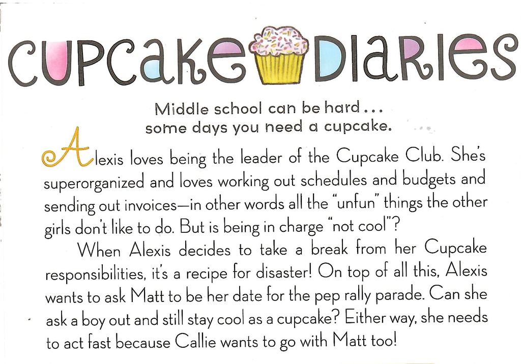 ALEXIS COOL AS A CUPCAKE (Cupcake Diaries #08) (8-12yrs)