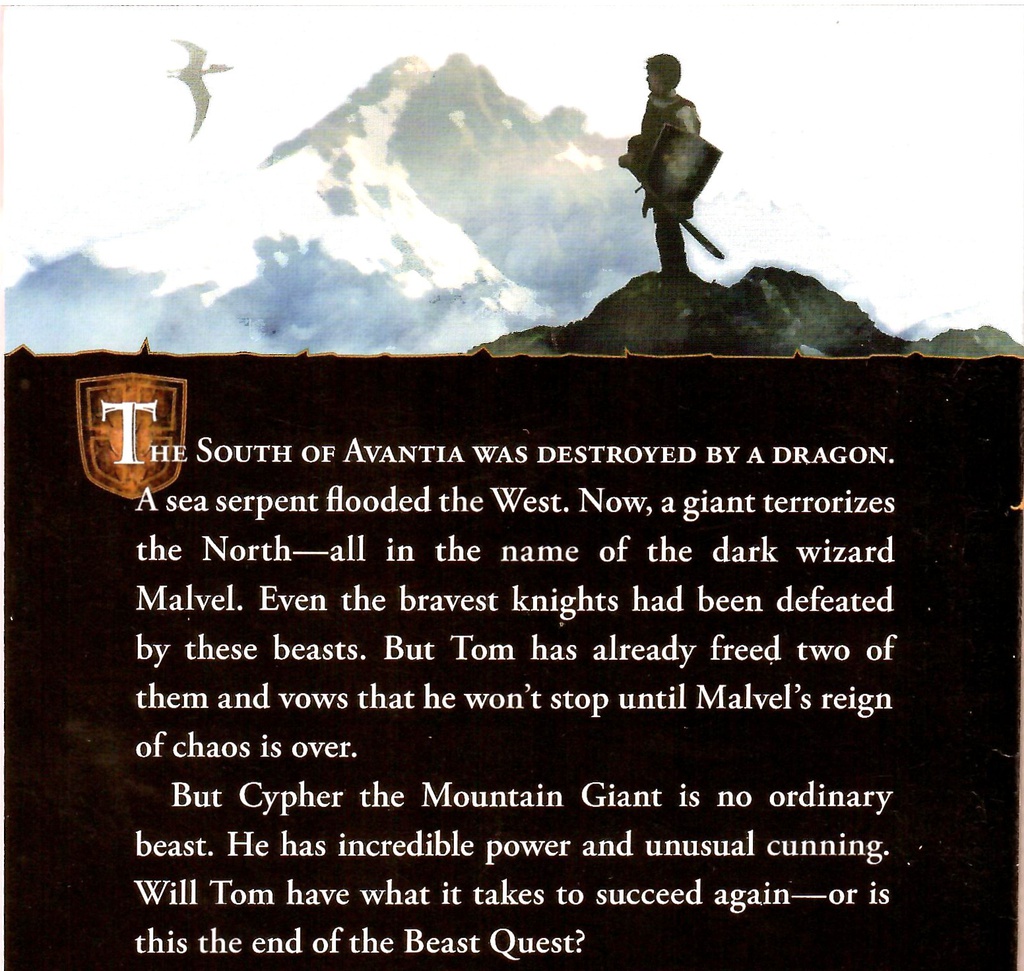 BEAST QUEST #03: CYPHER THE MOUNTAIN GIANT (7-10yrs)