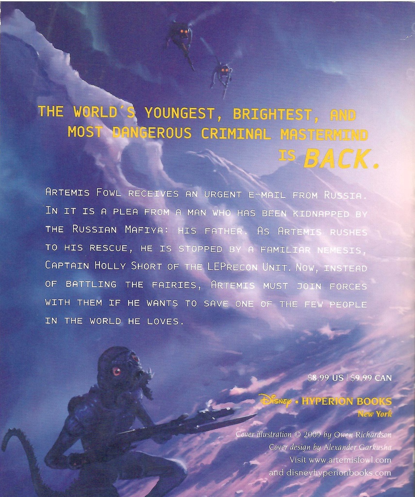 Artemis Fowl Book 2: The Arctic Incident (10+yrs)