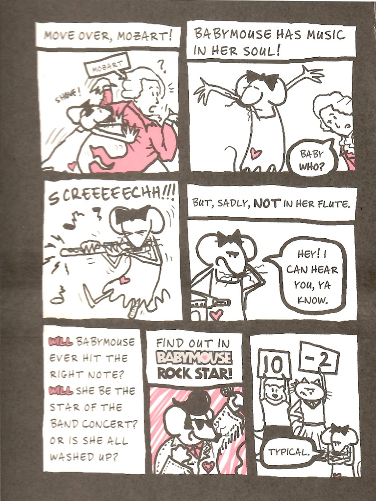 Babymouse #4: Rock Star (7-10yrs)