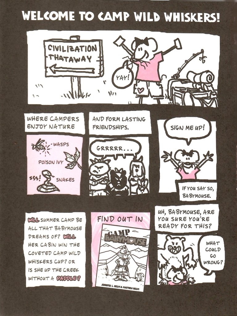 Babymouse #6: Camp Babymouse (7-10yrs)