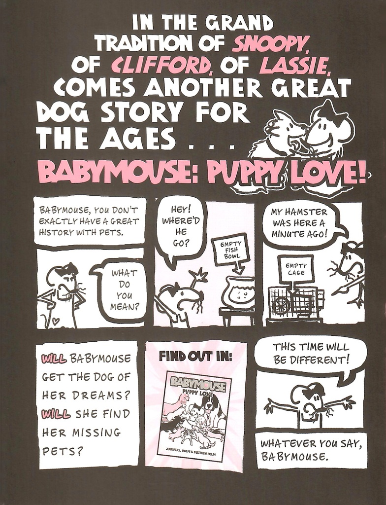 Babymouse #8: Puppy Love (7-10yrs)