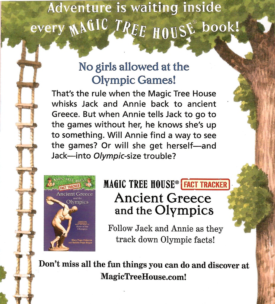 Magic Tree House #16: Hour of the Olympics (6-9yrs)