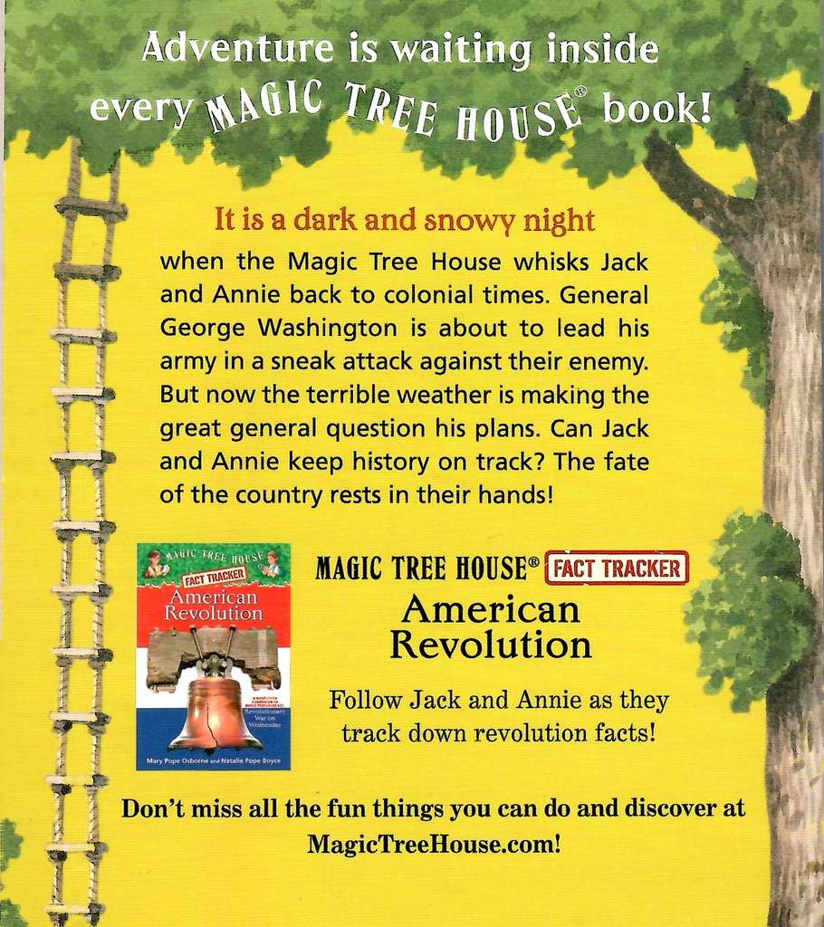 Magic Tree House #22: Revolutionary War on Wednesday (6-9yrs)