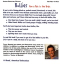 Bullies Are a Pain in the Brain (Laugh &amp; Learn)(4-11yrs)(Gr:3-6)