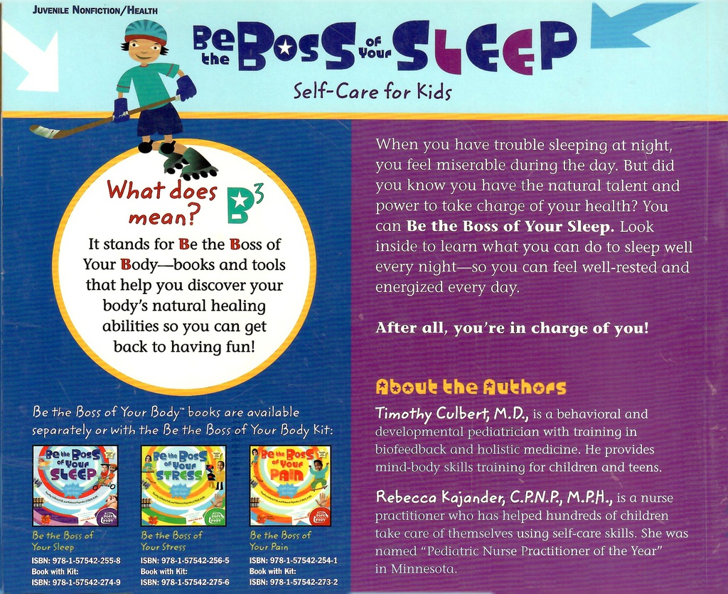Be the Boss of Your Sleep (Be The Boss Of Your Body) (8-10yrs)