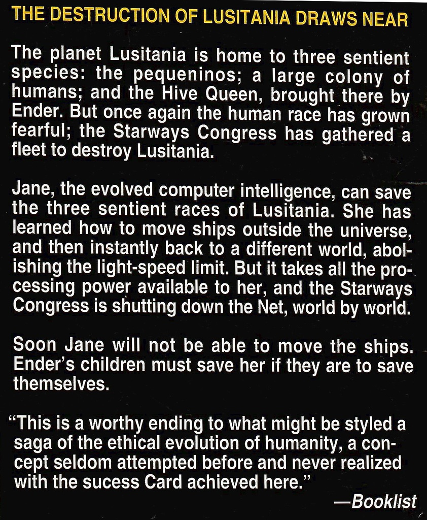 Children of the Mind (The Ender Quintet) #4 (8+yrs)