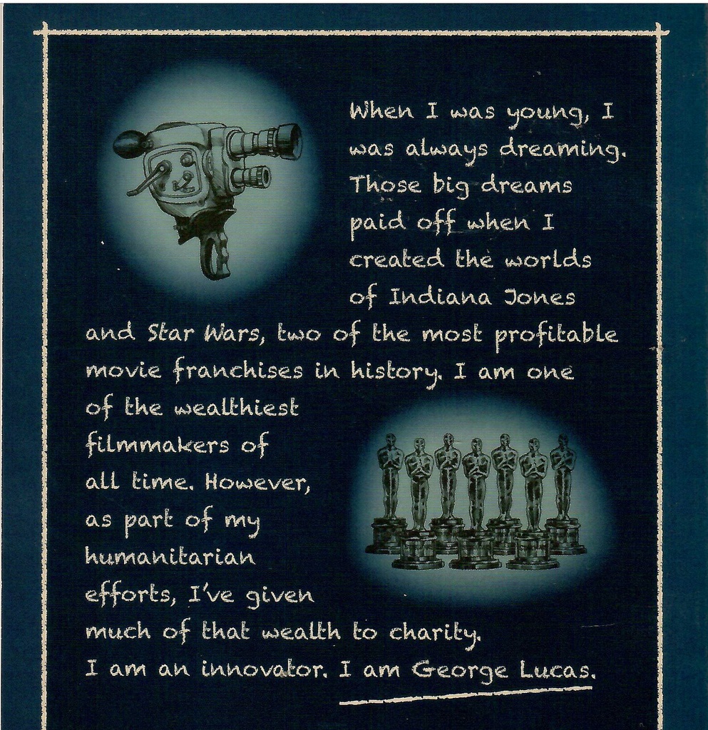 I Am George Lucas (7-10yrs)