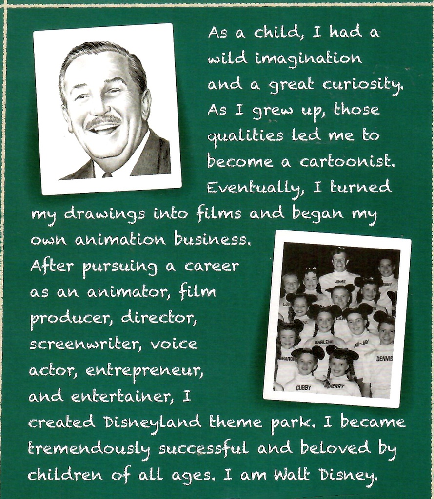 I am Walt Disney (7-10yrs)