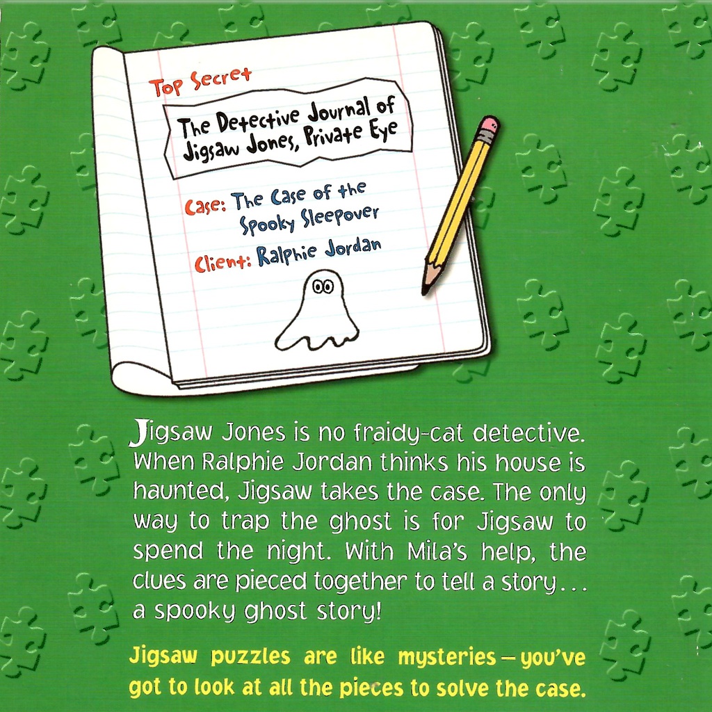 JIGSAW JONES #04: THE CASE OF SPOOKY SLEEPOVER (7-10yrs)