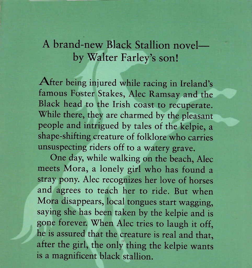 The Black Stallion and the Shape-shifter (8-12 yrs)