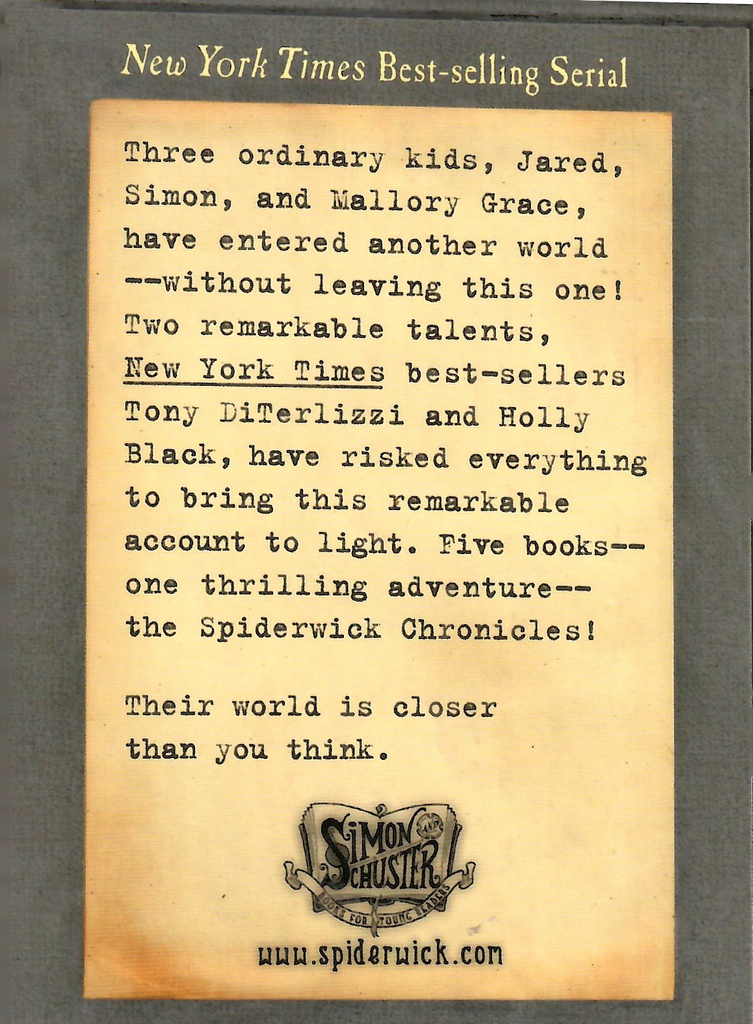 The Wrath of Mulgarath (The Spiderwick Chronicles, Book 5 (7-11yrs) HARDCOVER