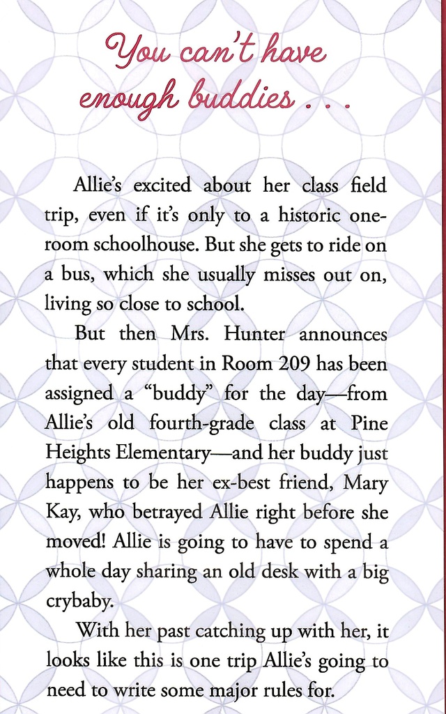Allie Finkle's Rules For Girls 6: Blast from the Past(hardcover) (8-12yrs)