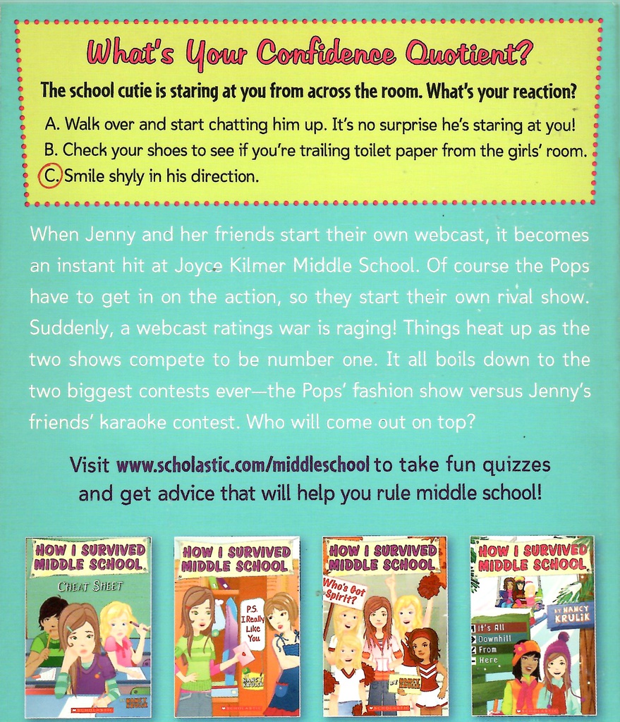 Caught in the Web (How I Survived Middle School) (8-12yrs)