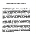 NANCY DREW #21: THE SECRET IN THE OLD ATTIC (8-12yrs)