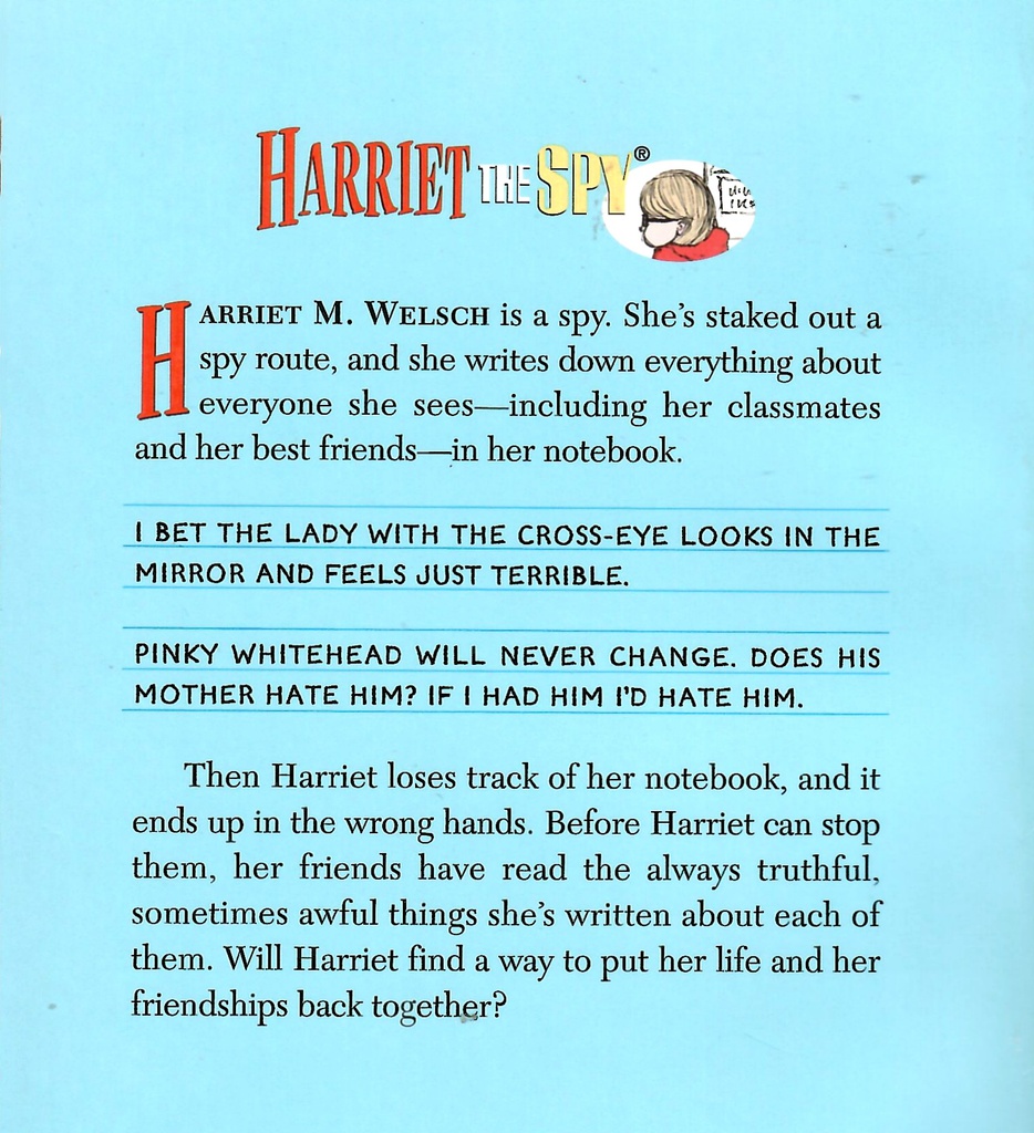 Harriet the Spy (8-12yrs)