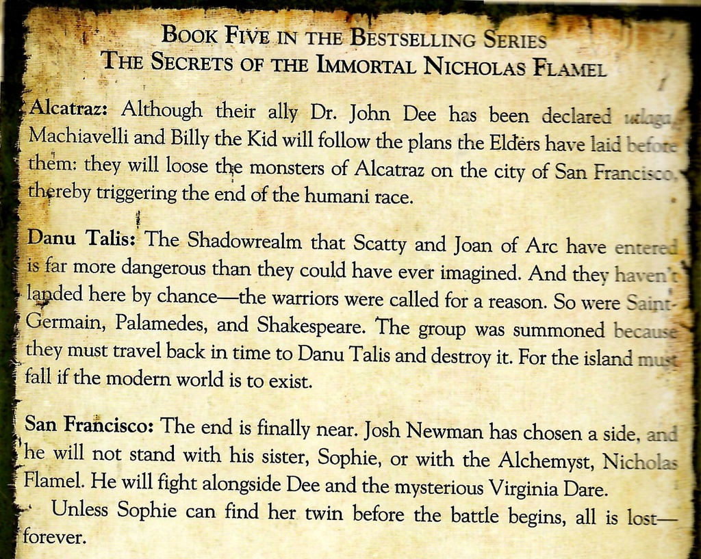 THE WARLOCK (The Secrets of the Immortal Nicholas Flamel #05) (12-15yrs)