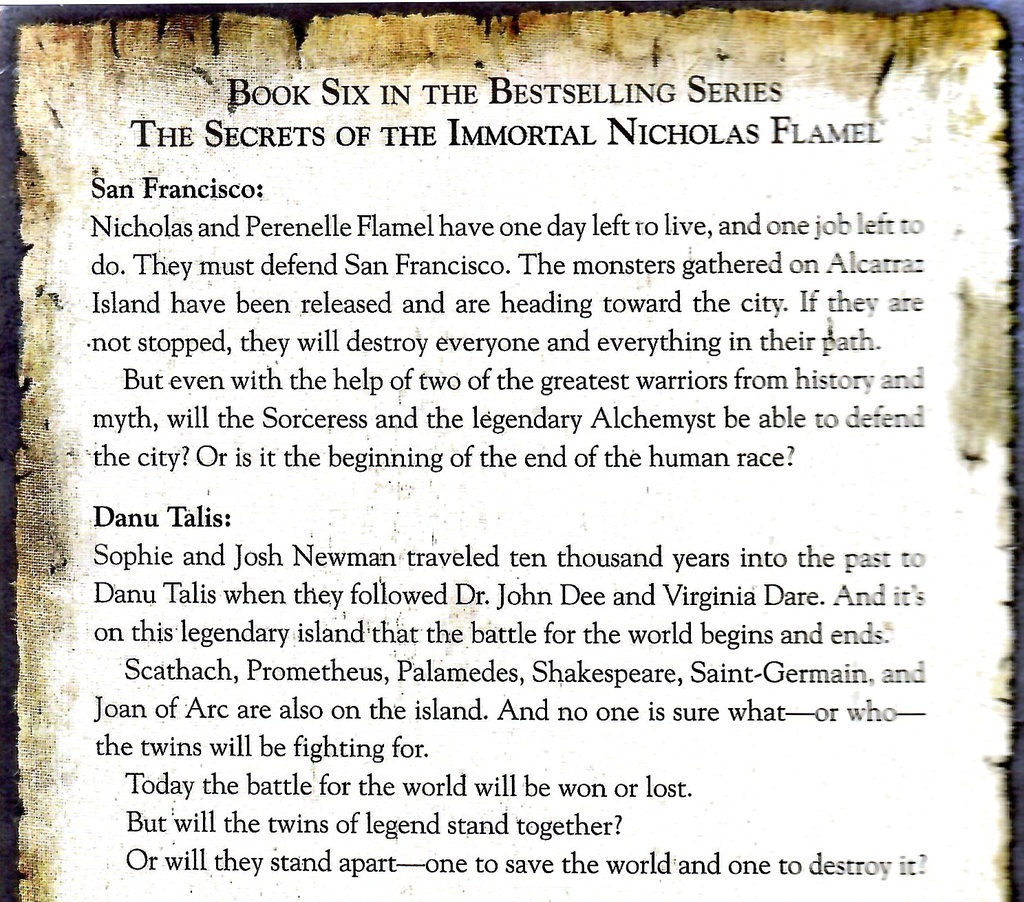 THE ENCHANTRESS (The Secrets of the Immortal Nicholas Flamel #06) (12-15yrs)