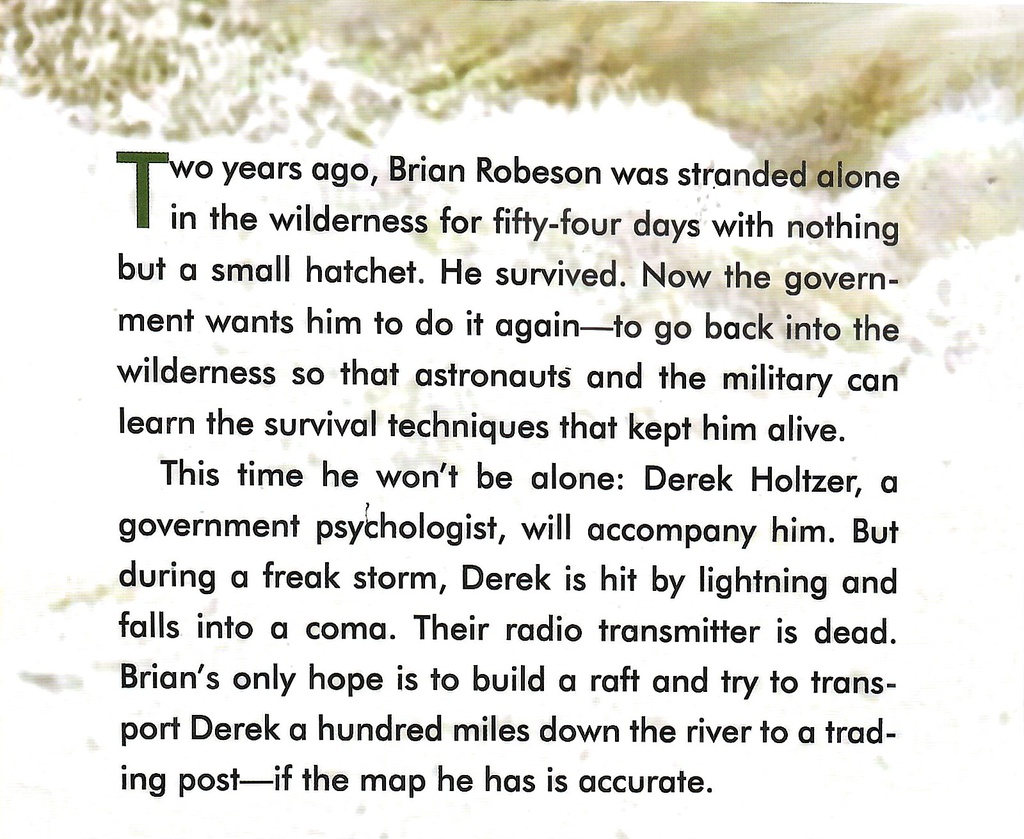 The River (Hatchet #02) (9+yrs)