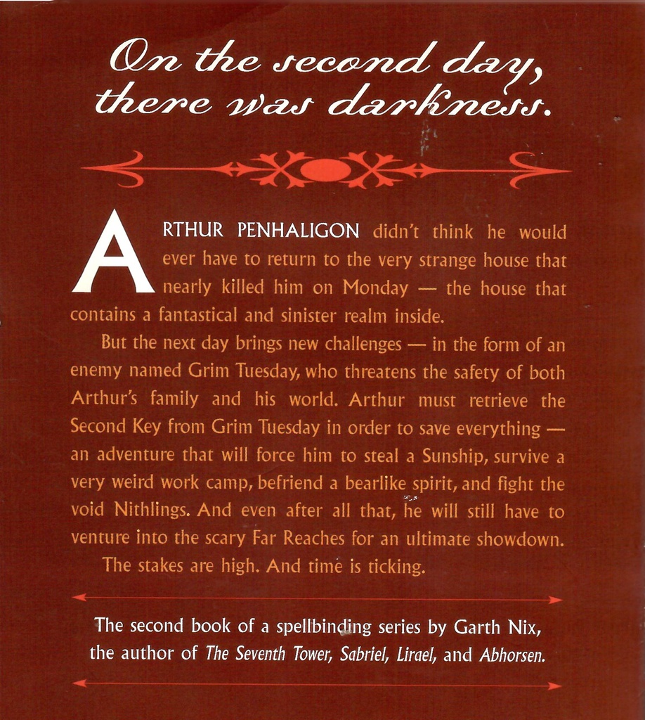 The Keys to the Kingdom #02: GRIM TUESDAY (7-10yrs)