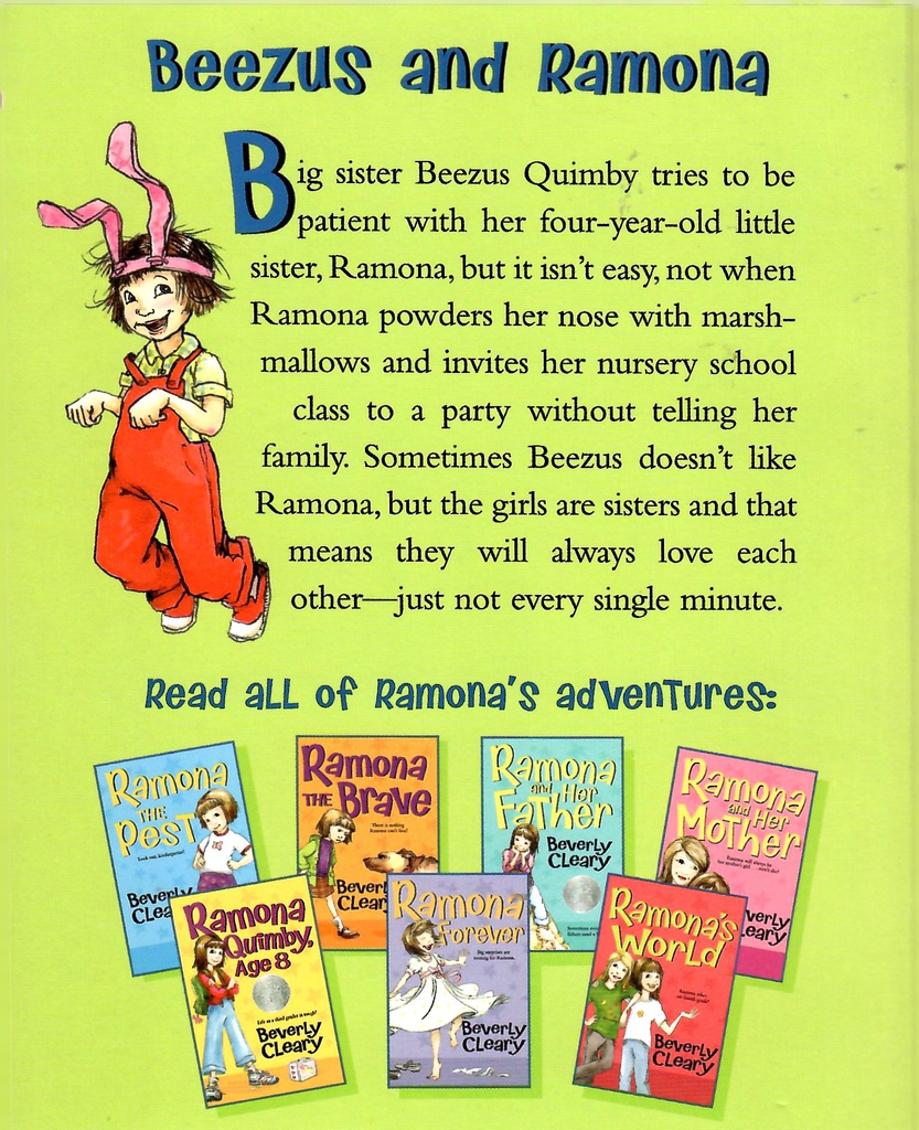 Beezus and Ramona (Ramona series) (8-12yrs)