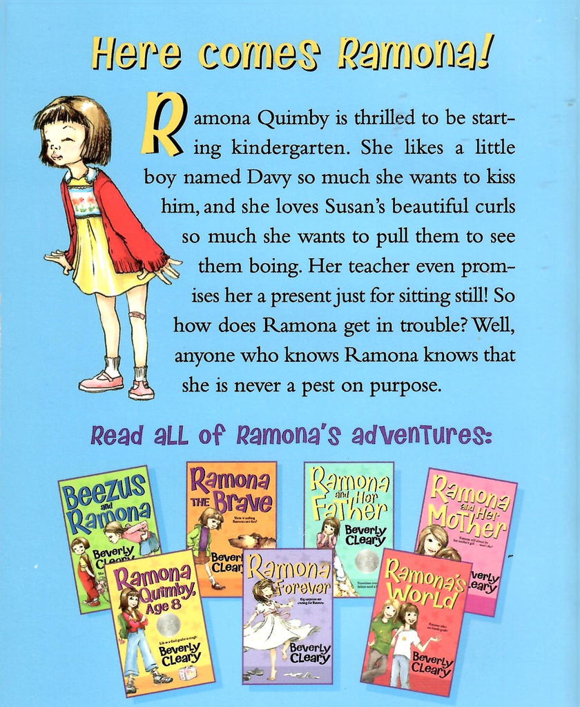 Ramona the Pest (Ramona Quimby #02) (8-12yrs)