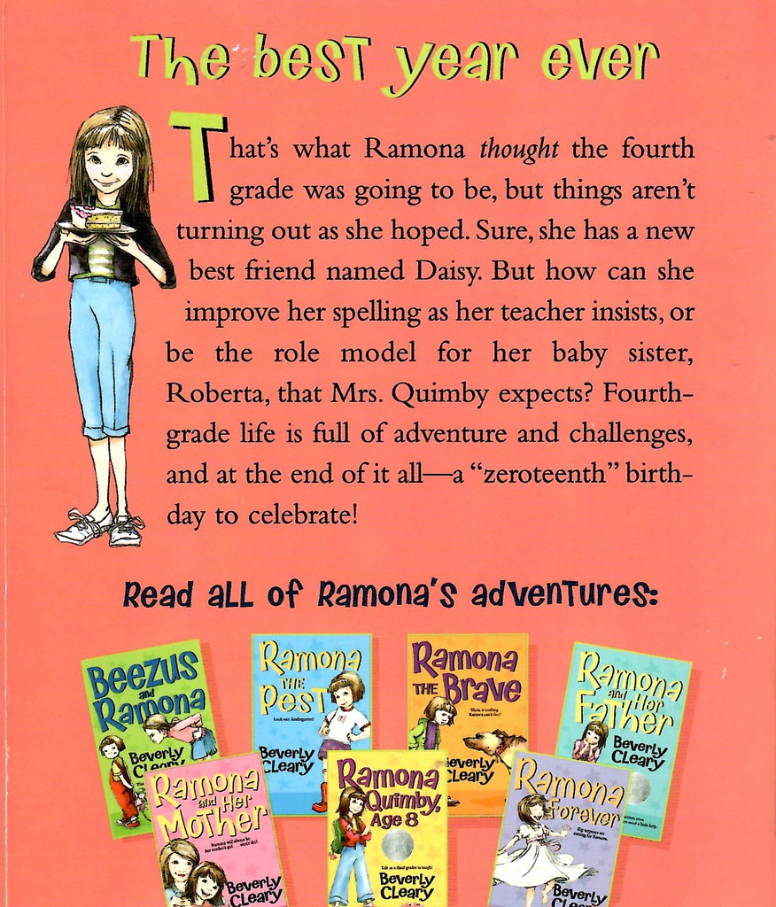 Ramona's World (Ramona Quimby #08) (8-12yrs)