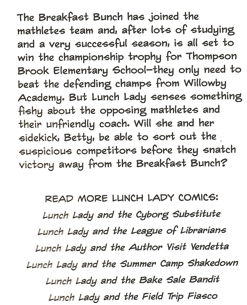 Lunch Lady #07:  the Mutant Mathletes (8-12yrs)