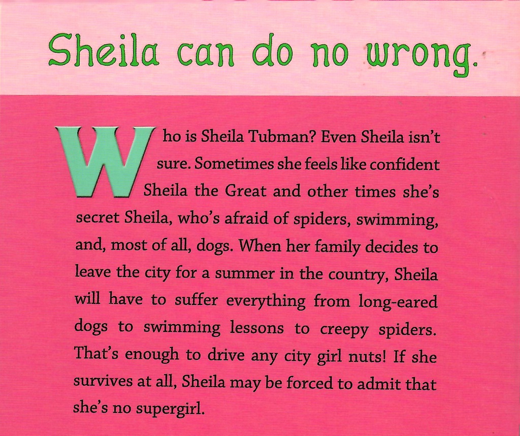 Otherwise Known as Sheila the Great (8-12 yrs)