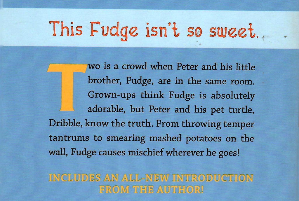 Tales of a Fourth Grade Nothing (8-12 yrs)