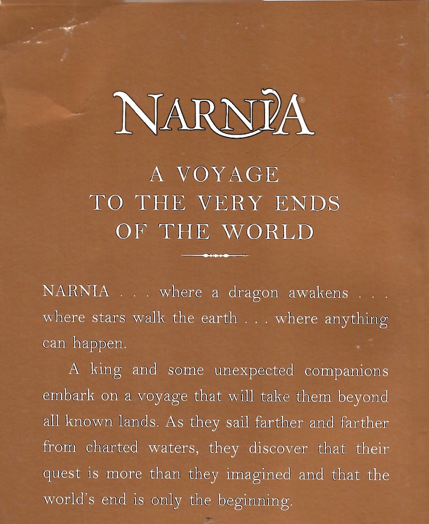 The Voyage Of The Dawn Treader (8-11yrs)