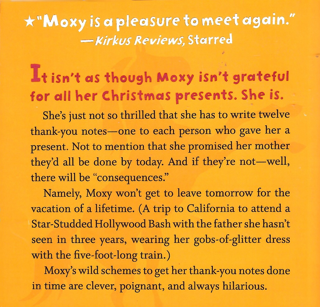 MOXY MAXWELL THANK-YOU (9-12yrs)