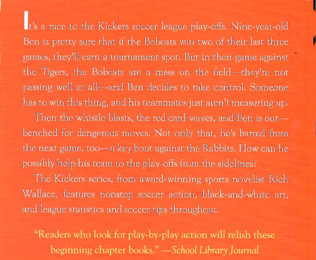 KICKERS #03: BENCHED (6-9yrs)