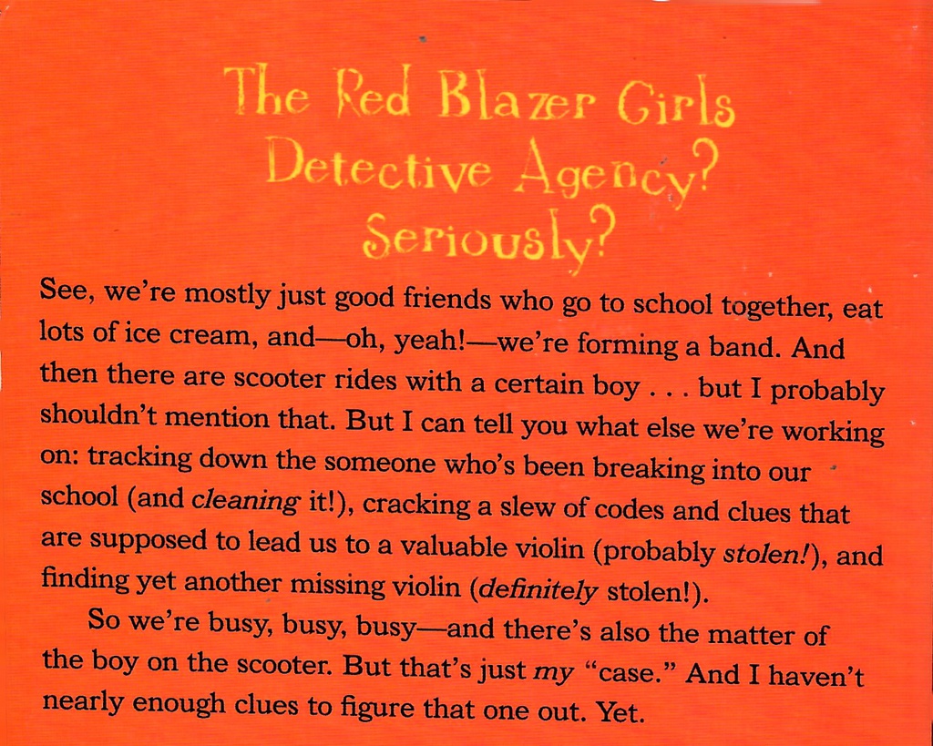 The Red Blazer Girls #02: The Vanishing Violin (8-12yrs)