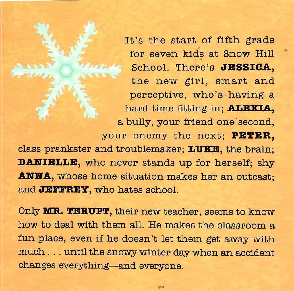 Because of Mr.Terupt (9-11yrs)