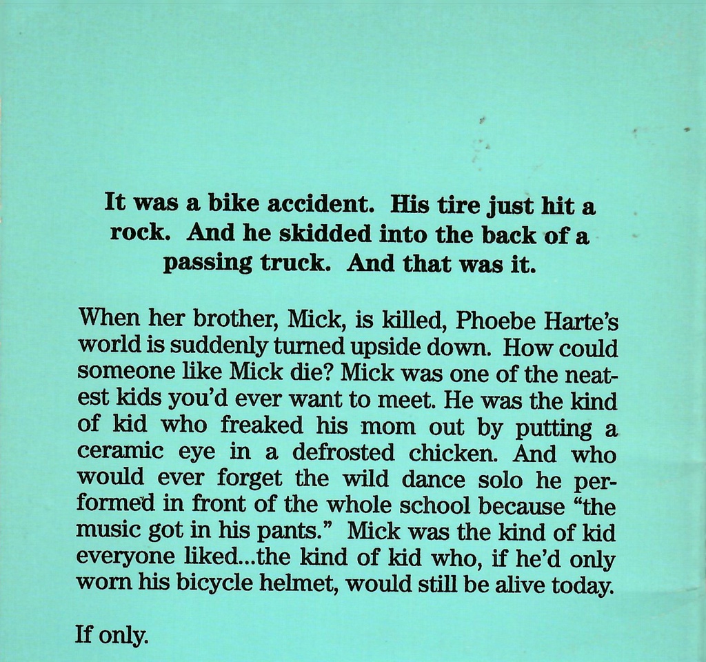 Mick Harte Was Here (9-12yrs)