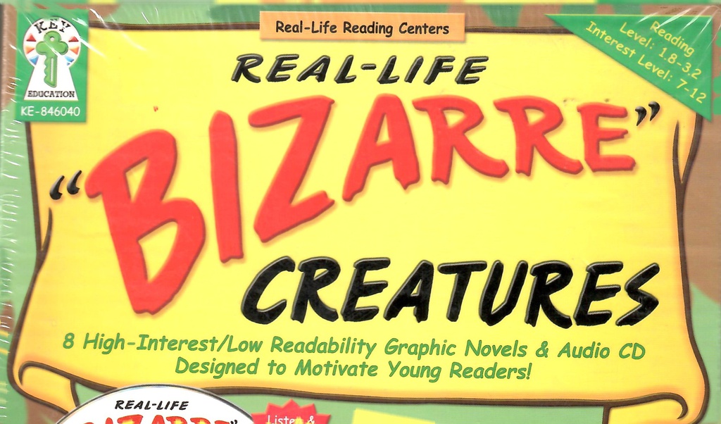 Real-Life “Bizarre” Creatures Hi/Low Books with CD (7-12yrs)