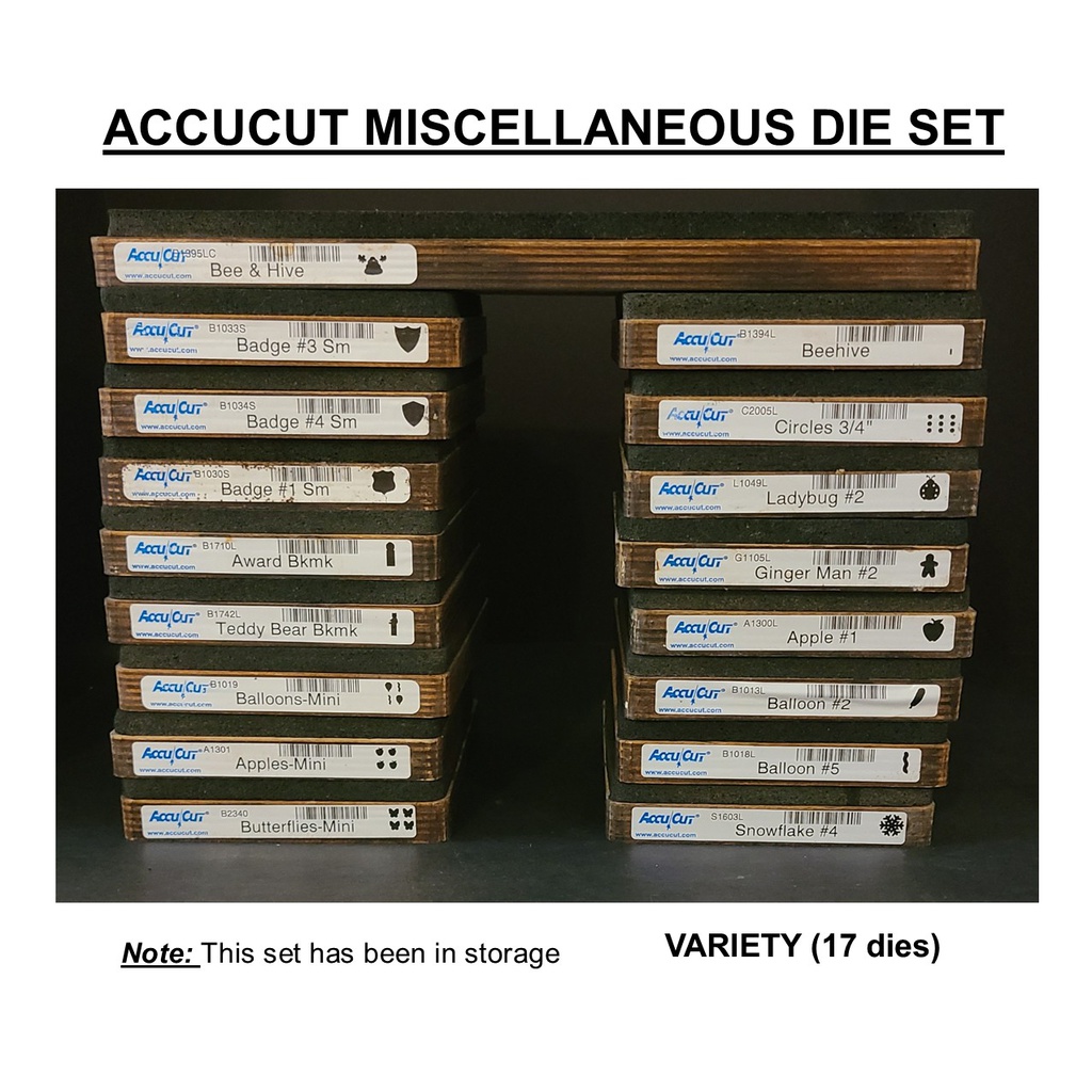 ACCUCUT GRAND MARK ROLLER DIE CUTTING MACHINE SET (As is)