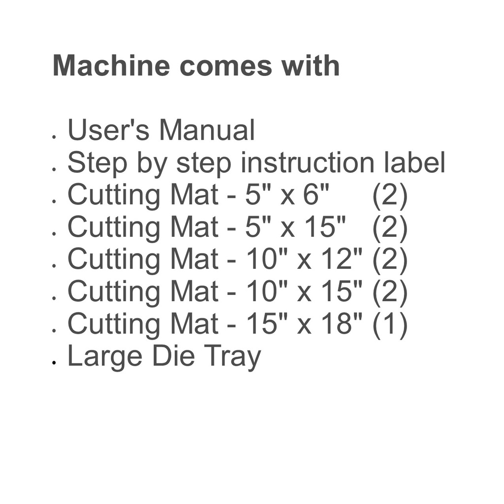 ACCUCUT GRAND MARK ROLLER DIE CUTTING MACHINE SET (As is)
