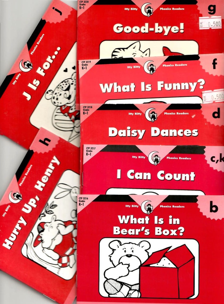 ITTY BITTY Phonics Readers Complete Set