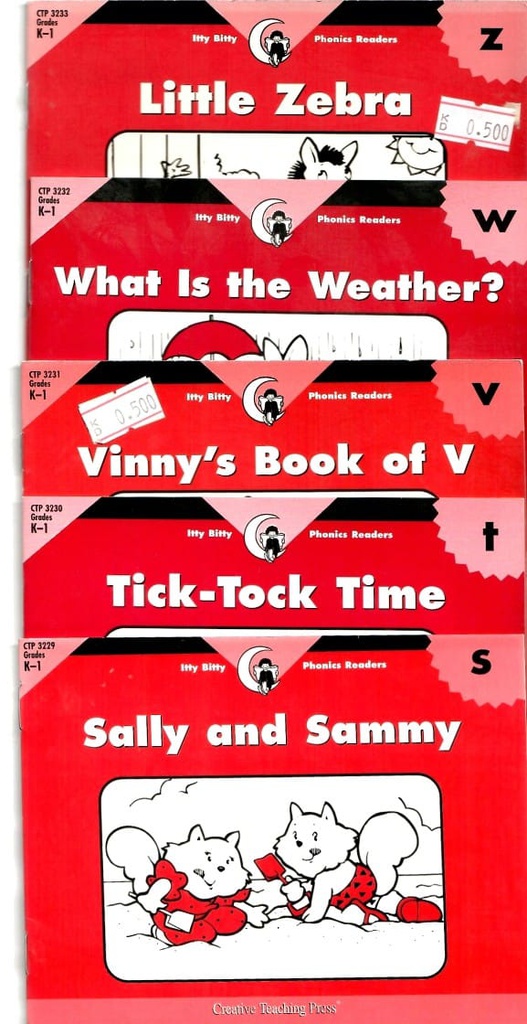 ITTY BITTY Phonics Readers Complete Set