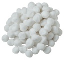 CREATIVITY STREET POM PONS 1" (2.54cm) WHITE 100 pcs