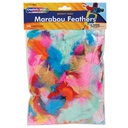 CREATIVITY STREET MARABOU FEATHERS ASSORTED SIZES BRIGHT HUES 14 GRAMS