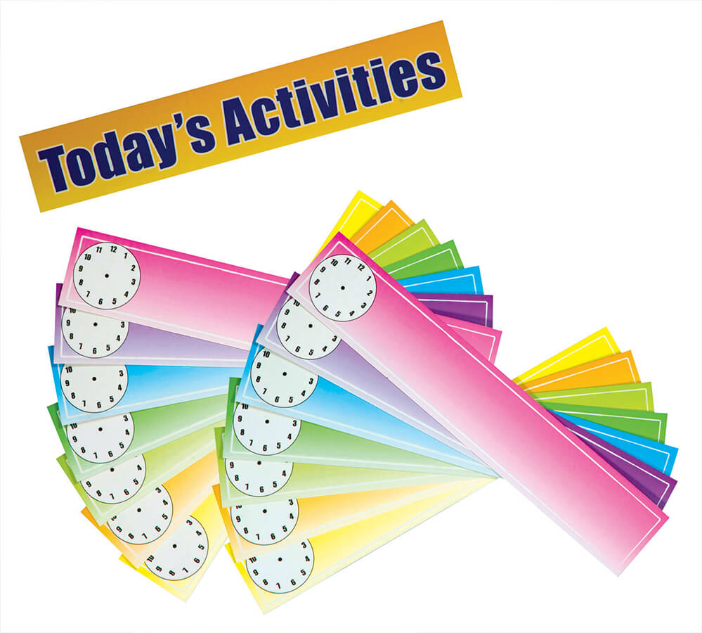 DRY ERASE ACTIVITY POCKET CHART  13"x34" (33cm x 86cm)