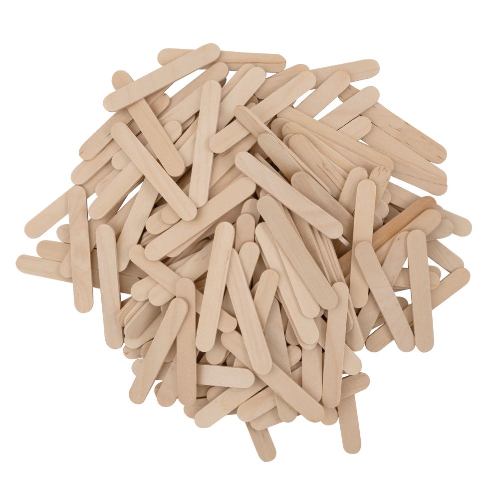 CREATIVITY STREET JUNIOR CRAFT STICKS 2-1/2" X 3/8" ( NATURAL 150 pcs