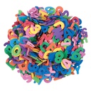 CREATIVITY STREET WONDERFOAM CRAFT TUB ASSORTED SIZES LETTERS AND NUMBERS 1/2 LB