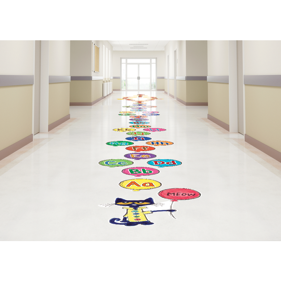 Pete the Cat Alphabet Balloons Sensory Path