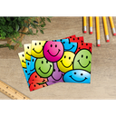 Smiley Faces Postcards 4" x 6" (10cm x 15cm) 30/pack
