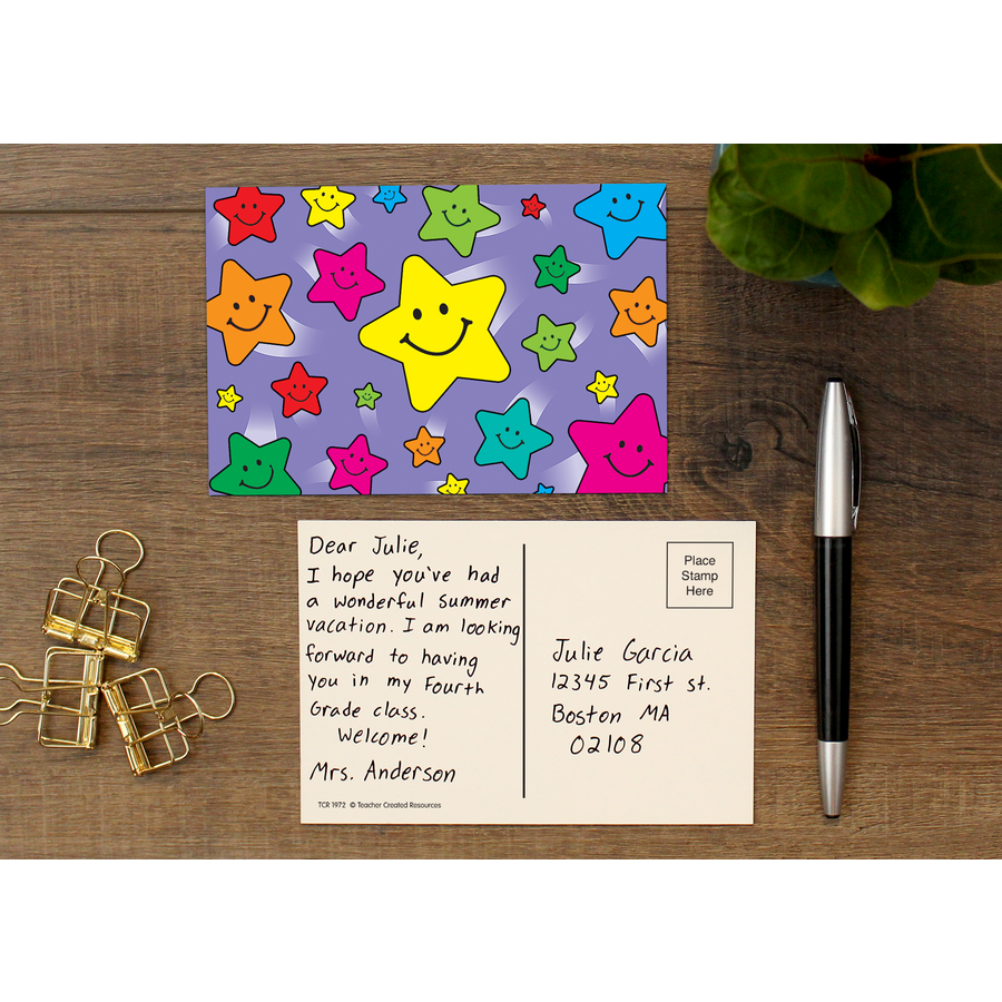 Happy Stars Postcards 4" x 6" (10cm x 15cm) 30/pack