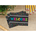 Chalkboard Brights Welcome Postcards 4" x 6" (10cm x 15cm) 30/pack